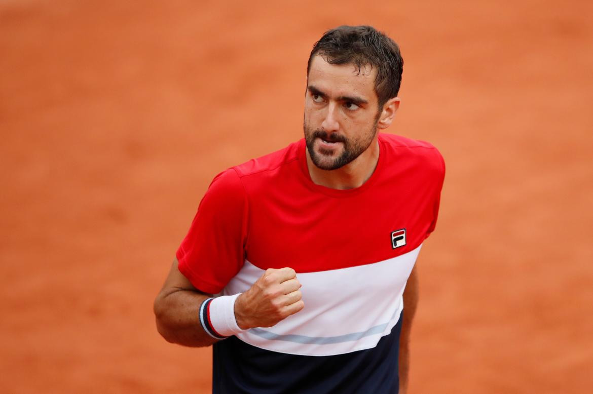 Juan Martín Del Potro vs. Marin Cilic, Roland Garros, tenis, Reuters