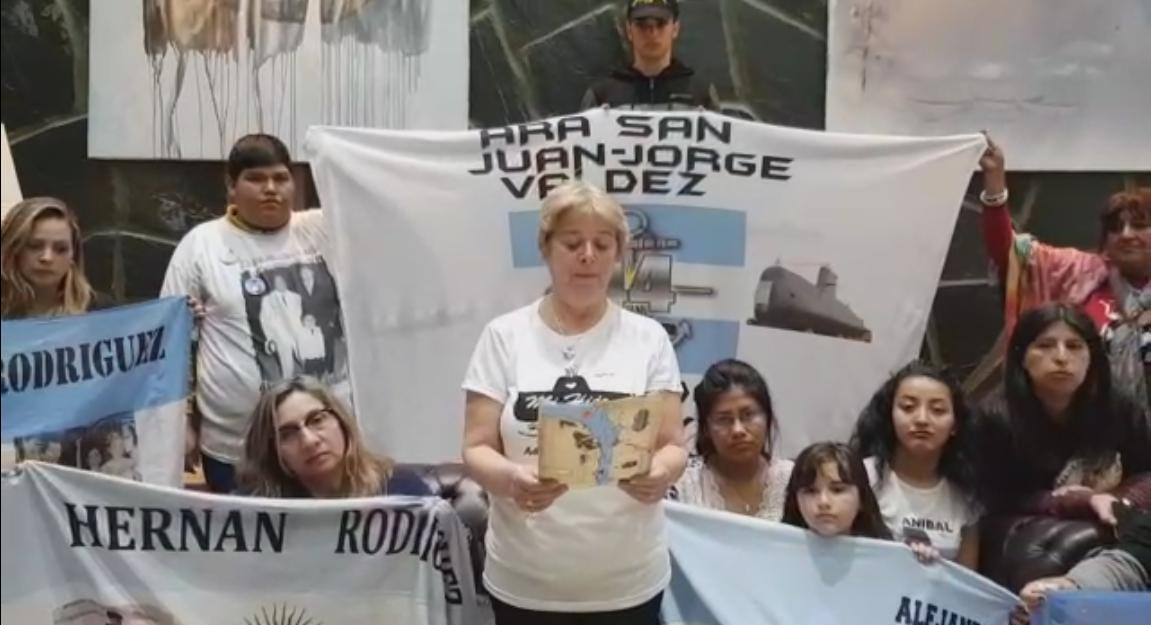 Pedido familiares - ARA San Juan