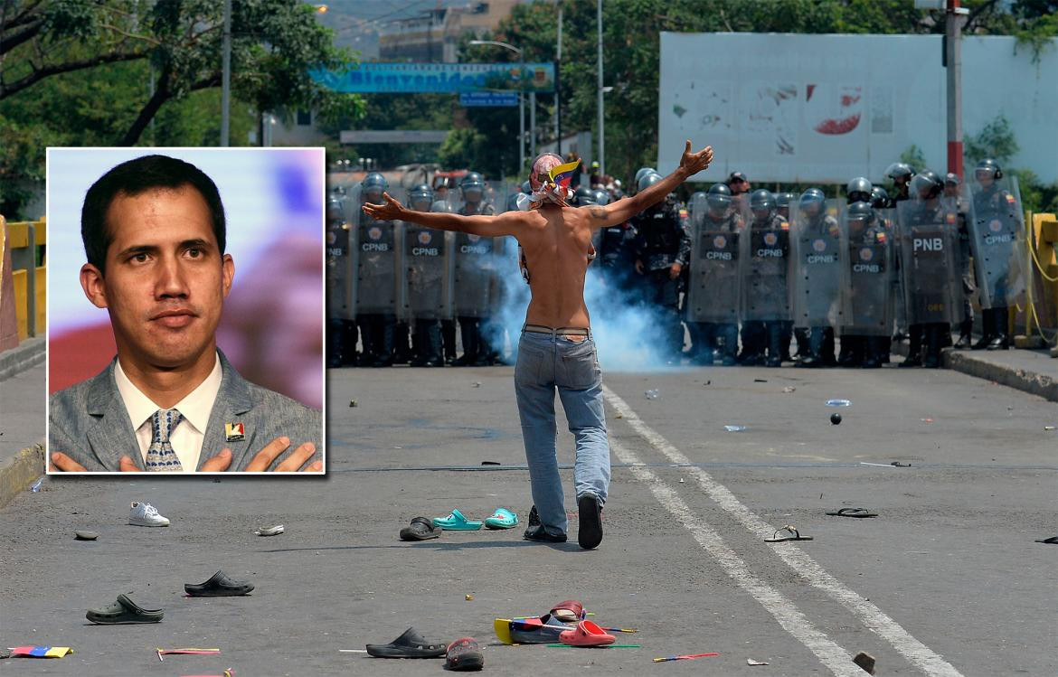Juan Guaidó, violencia en Venezuela, enfrentamientos, NA