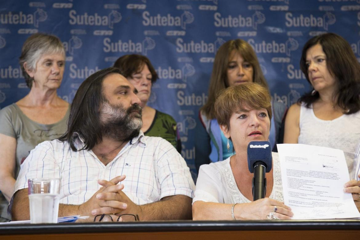 SUTEBA - Vuelta a clases conflicto Gobierno
