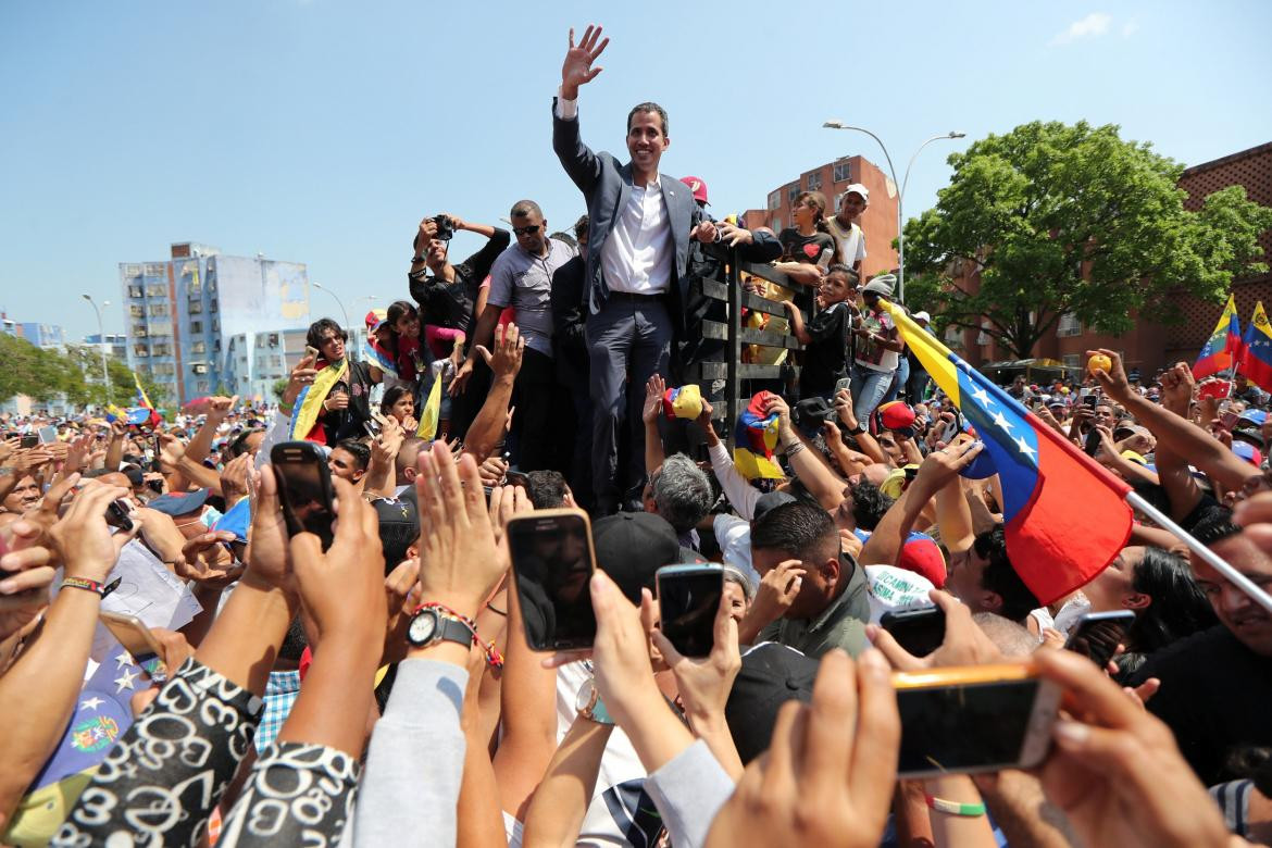 Guaidó - crisis en Venezuela