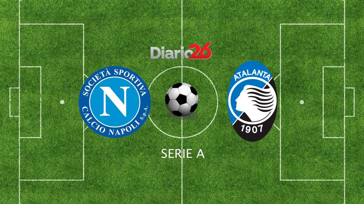 Serie A, Nápoli vs. Atalanta, fútbol, deportes, Diario 26