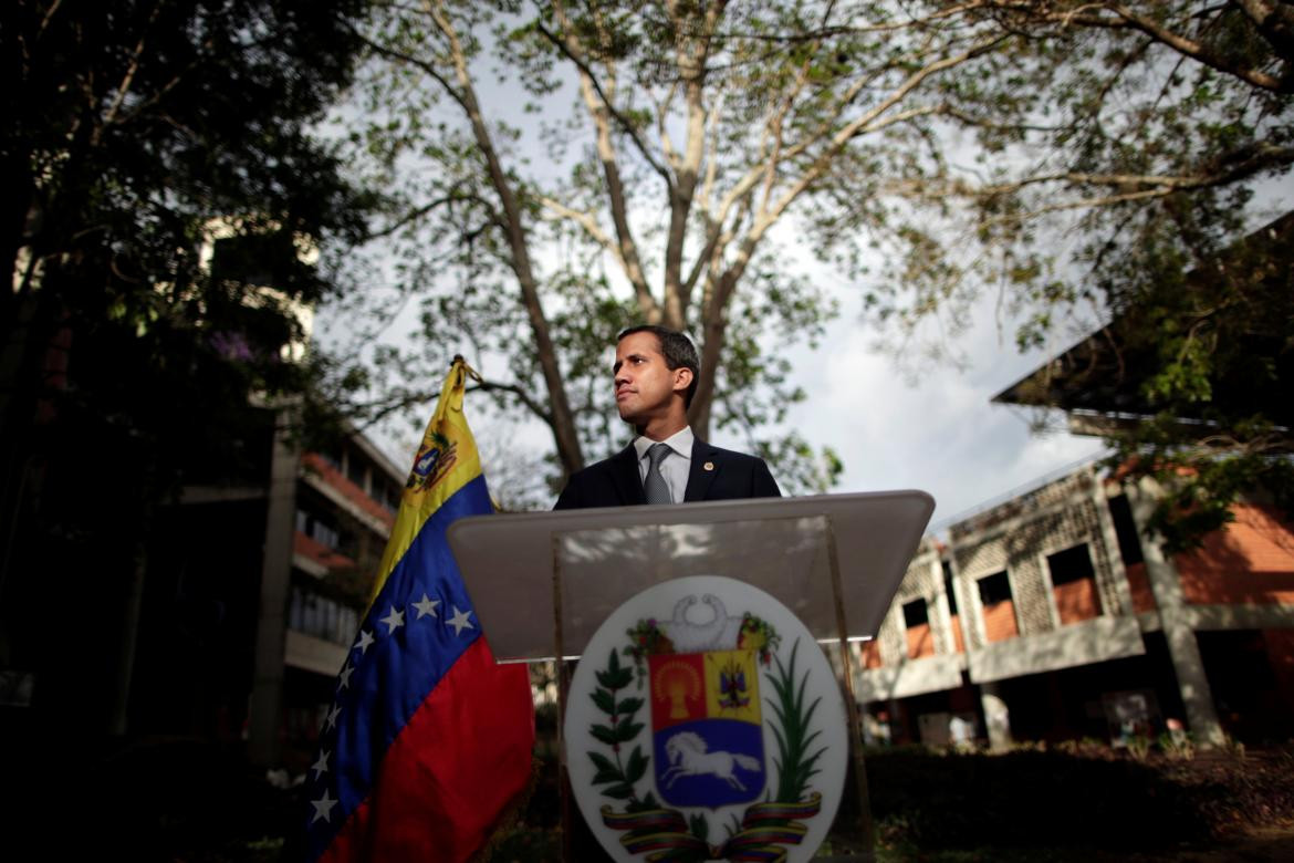 Juan Guaidó en Venezuela (Reuters)
