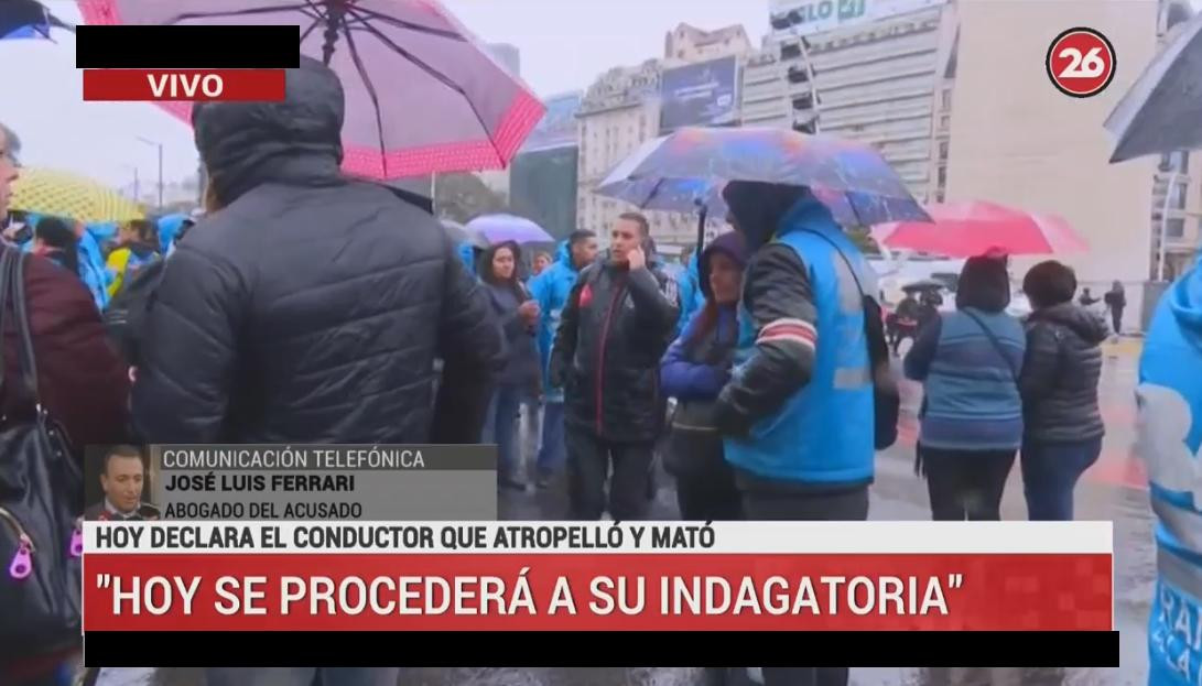 Abogado de conductor que atropelló a agentes de tránsito, CANAL 26