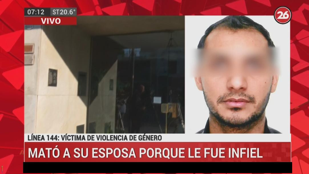 Femicidio en Vélez Sarfield, móvil Canal 26