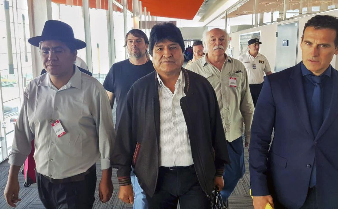 Viaje de Evo Morales, AGENCIA NA