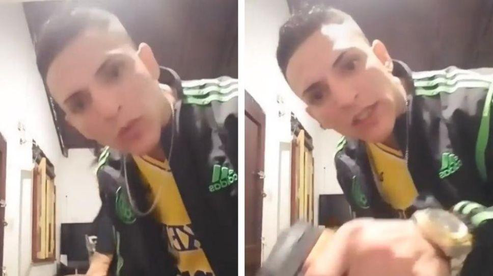 Guillermo Rojaine haciendo un Tik Tok