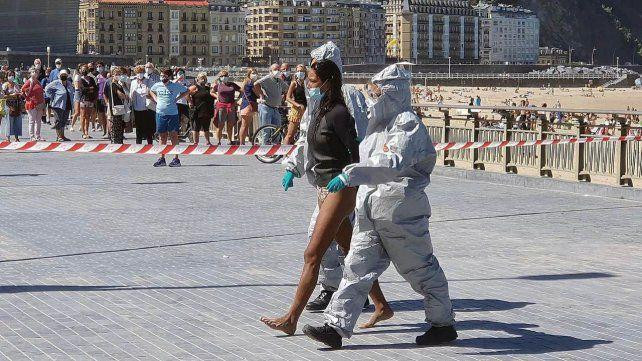 Detención de surfista en España