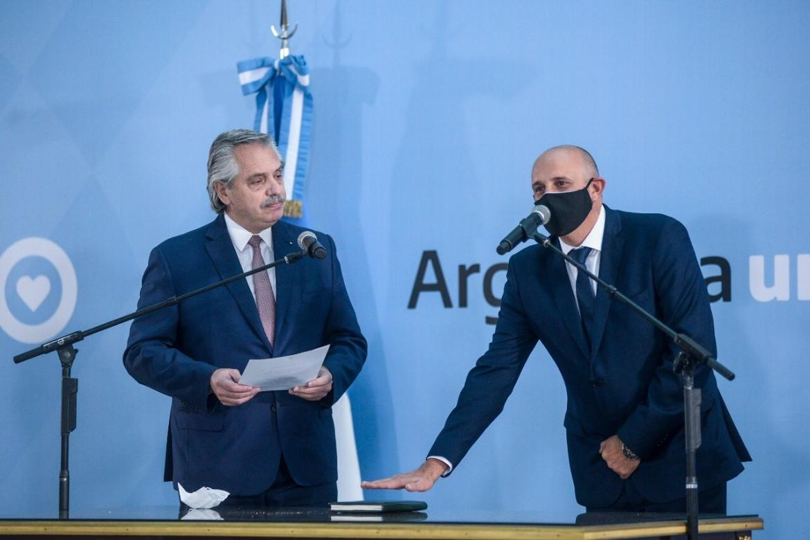 Alexis Guerra, ministro de Transporte, Presidencia de la Nación