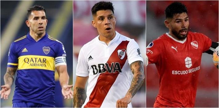 Boca, River e Independiente, Fútbol argentino.