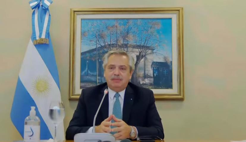 Alberto Fernández en la Cumbre Mundial de Salud