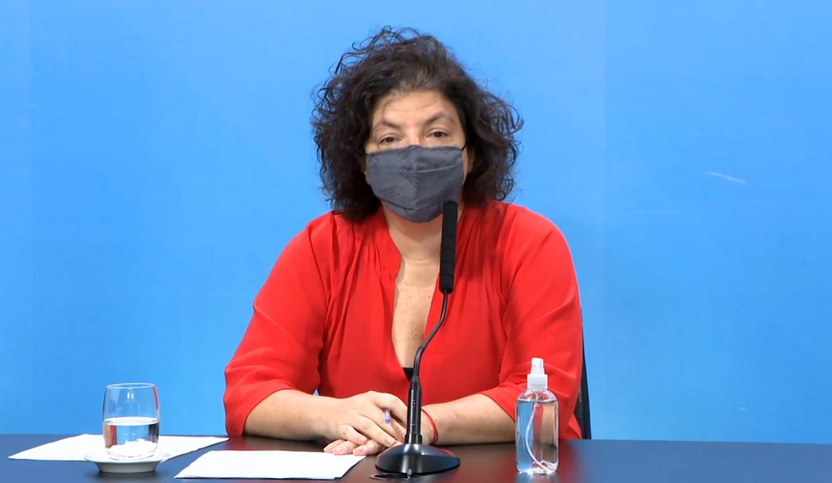 Carla Vizzotti, ministra de Salud, NA