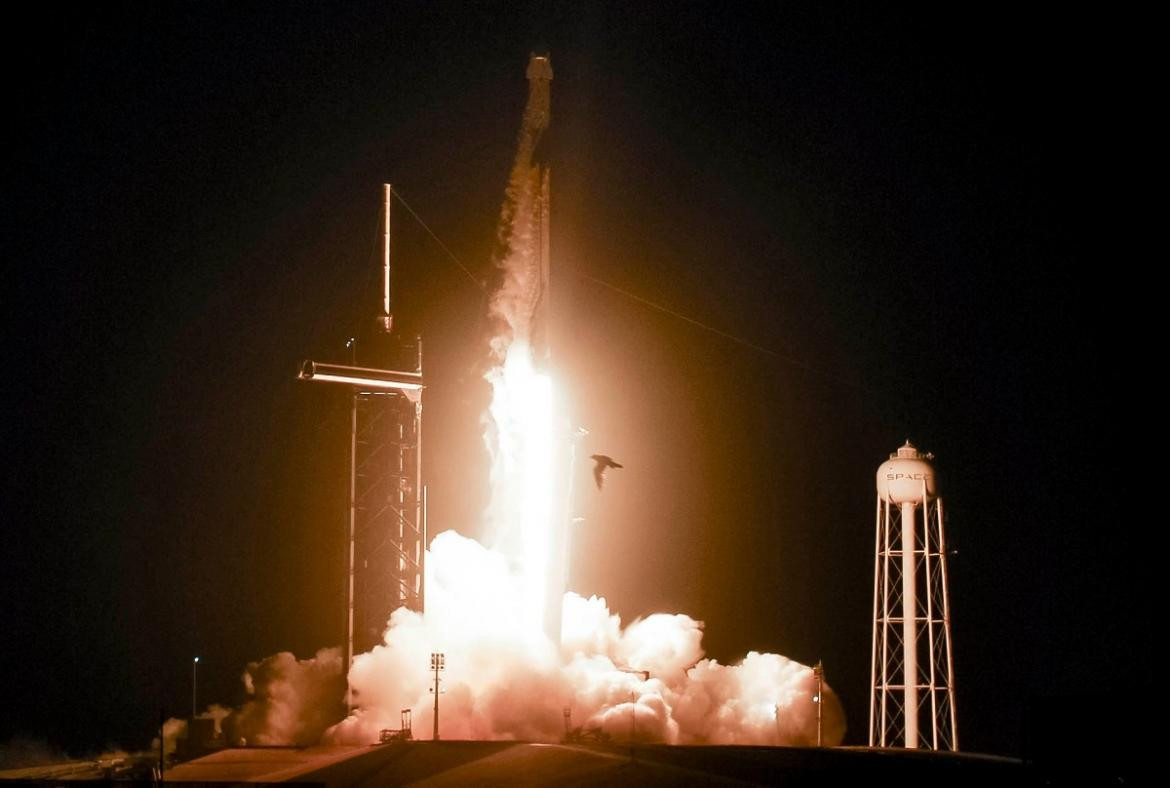 Nuevo lanzamiento de SpaceX al especio. Foto: Reuters.