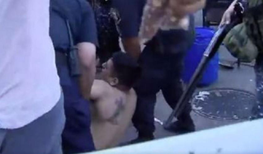 Antes del acto del Frente de Todos, hubo incidentes y trompadas por un presunto 
