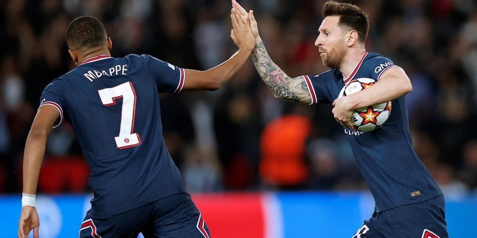 Lionel Messi y Kylian Mbappé, PSG, foto Reuters