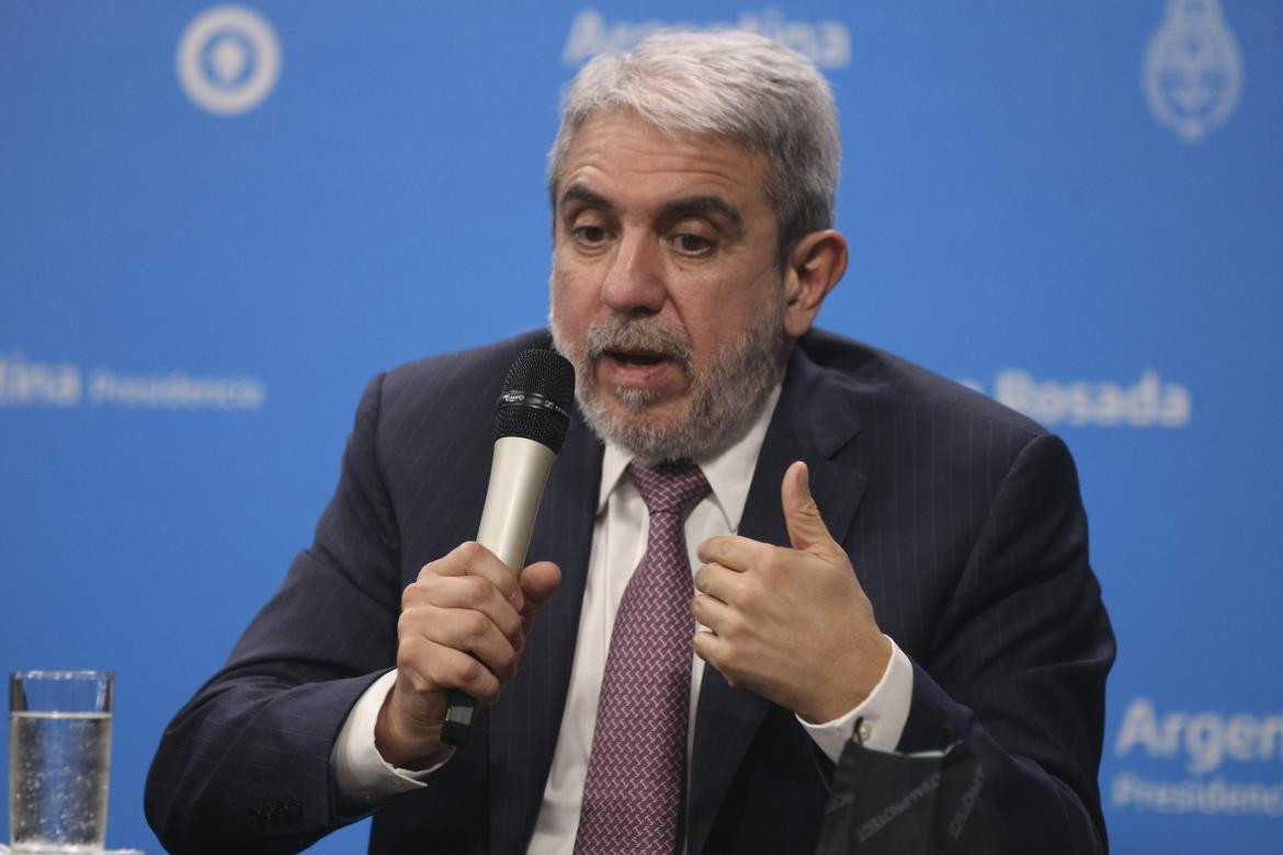 Aníbal Fernández, ministro, foto NA