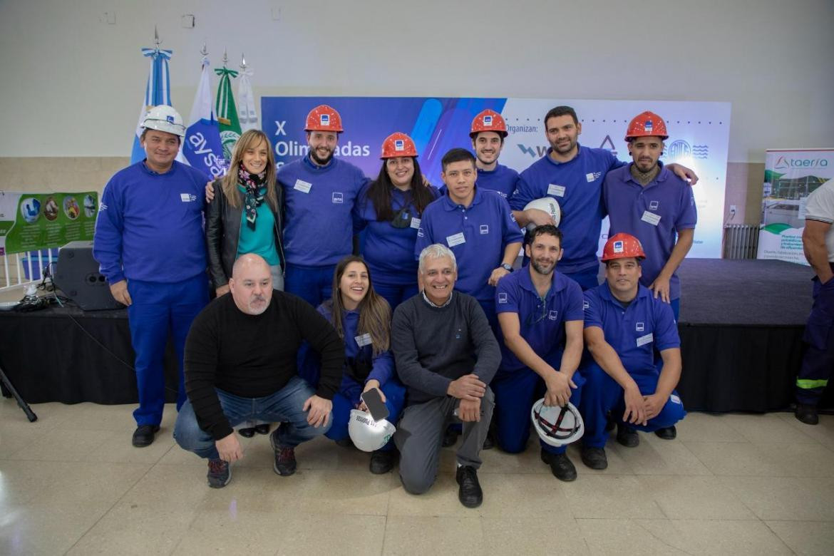 AySA se consagró como ganadora de las Olimpíadas Sanitarias 2022, foto AySA
