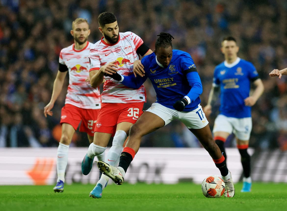 Europa League, Rangers vs. Leipzig. Foto: REUTERS.