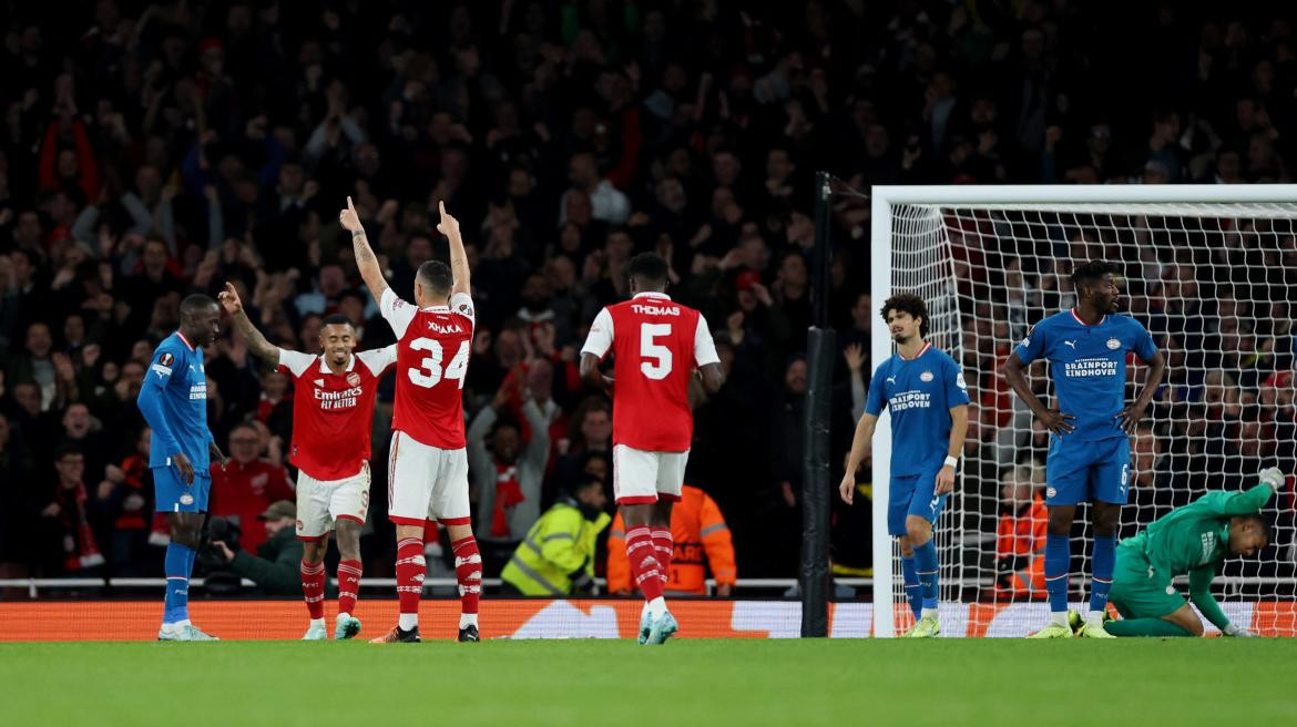 Arsenal vs PSV, Europa League. Foto: REUTERS