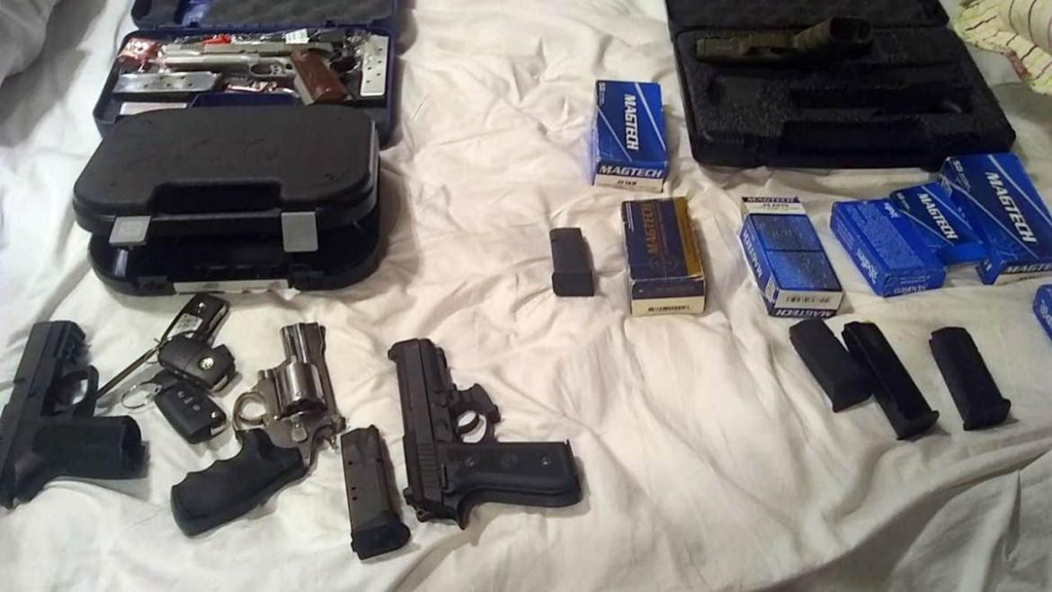 Las armas, el gran problema. Foto: Télam.