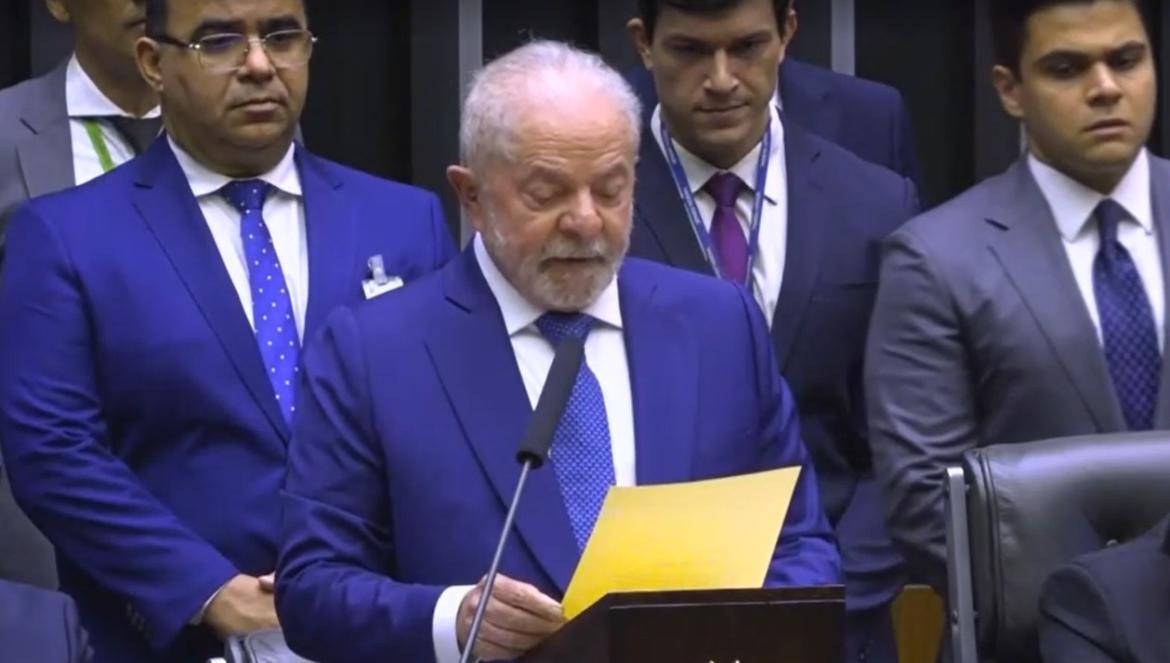 Asunción de Lula, foto captura video Reuters	