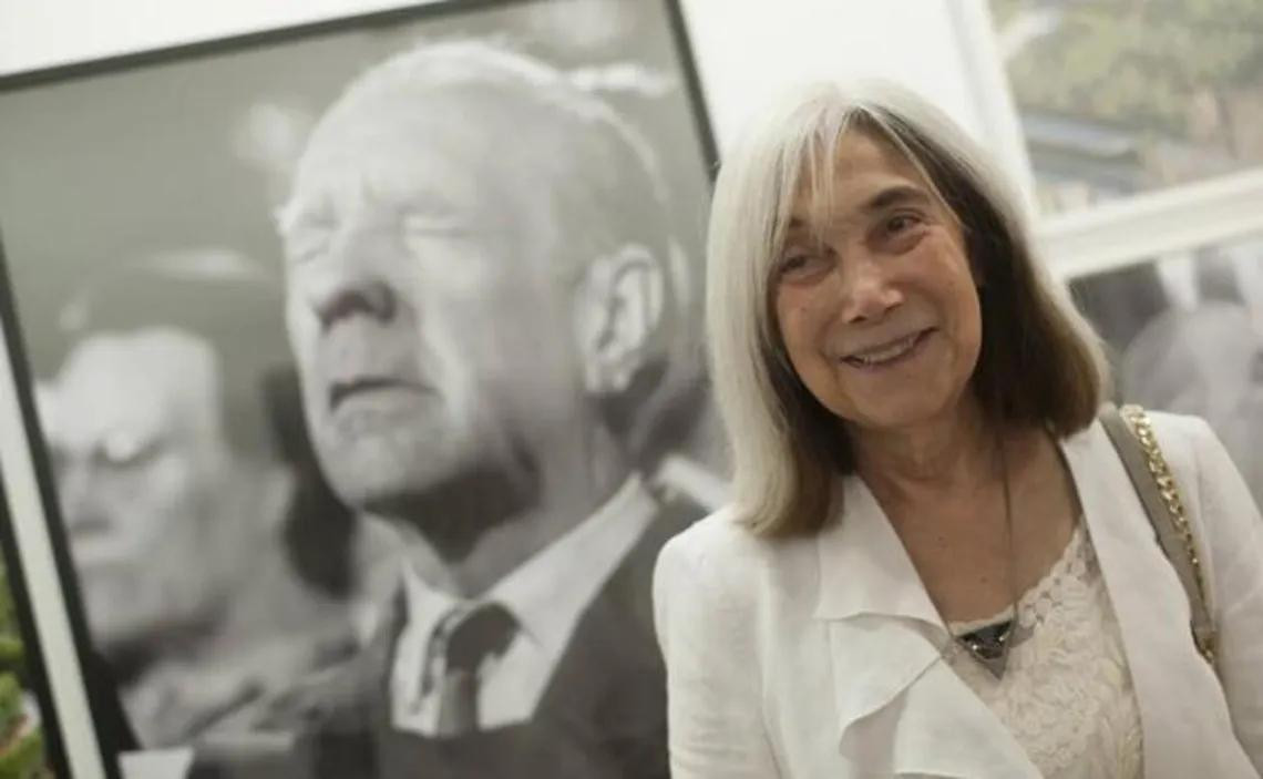 María Kodama, viuda de Jorge Luis Borges. Foto: Télam