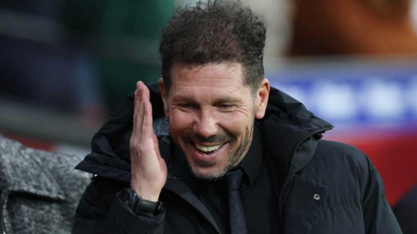 Diego Simeone, director técnico. Foto: NA