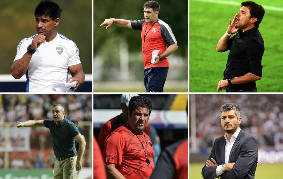Técnico que dejaron su cargo en la Liga Profesional. Fotos: Télam