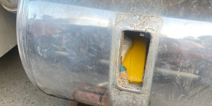 Fentanilo en tanques de combustible. Foto: 800Noticias