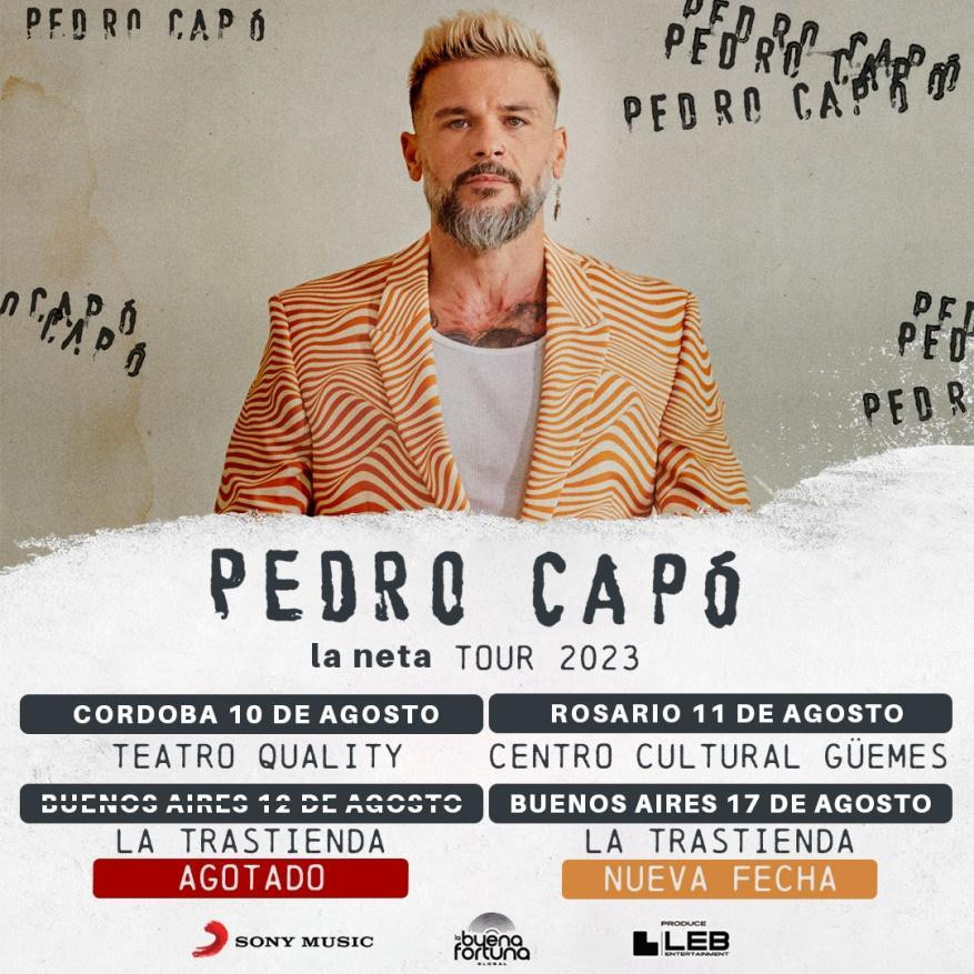 Pedro Capó en Argentina. Foto: prensa.