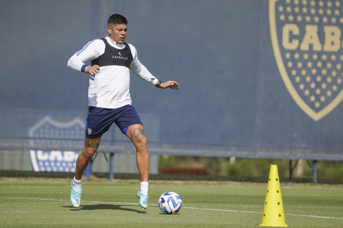 Marcos Rojo en Boca. Foto: NA.