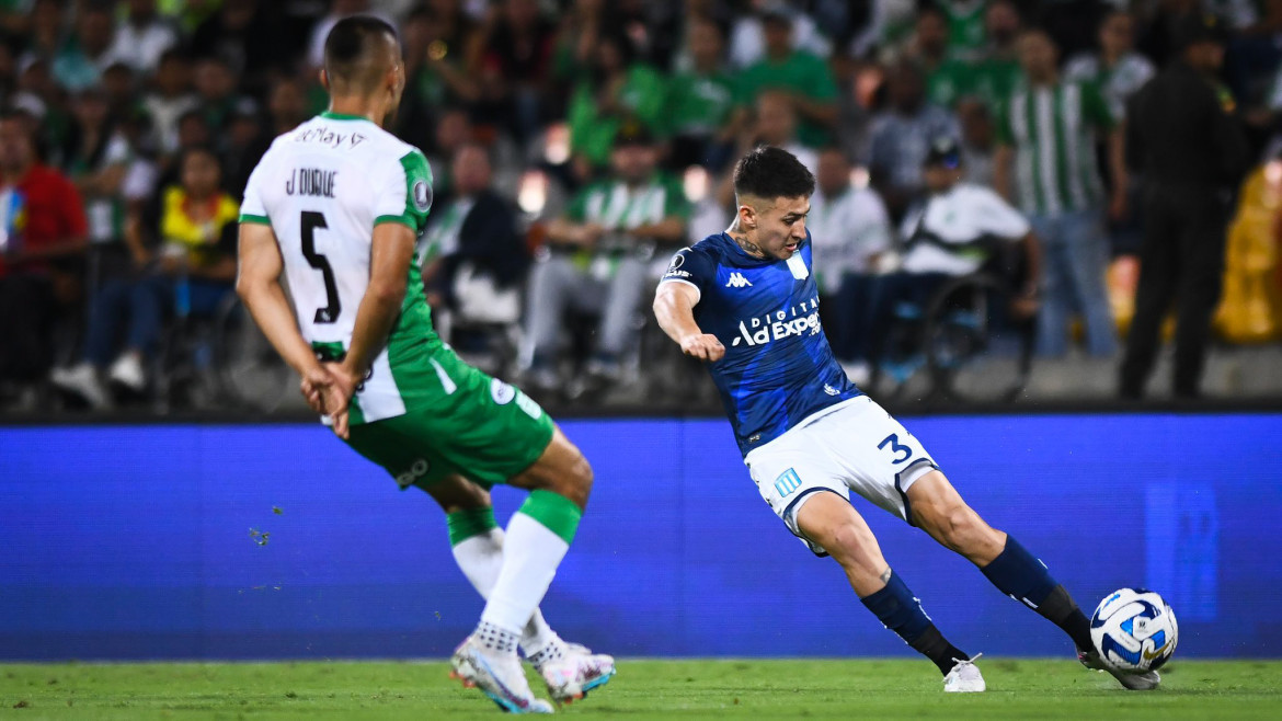 Racing cayó por 4 a 2 ante Atlético Nacional. Foto: NA.