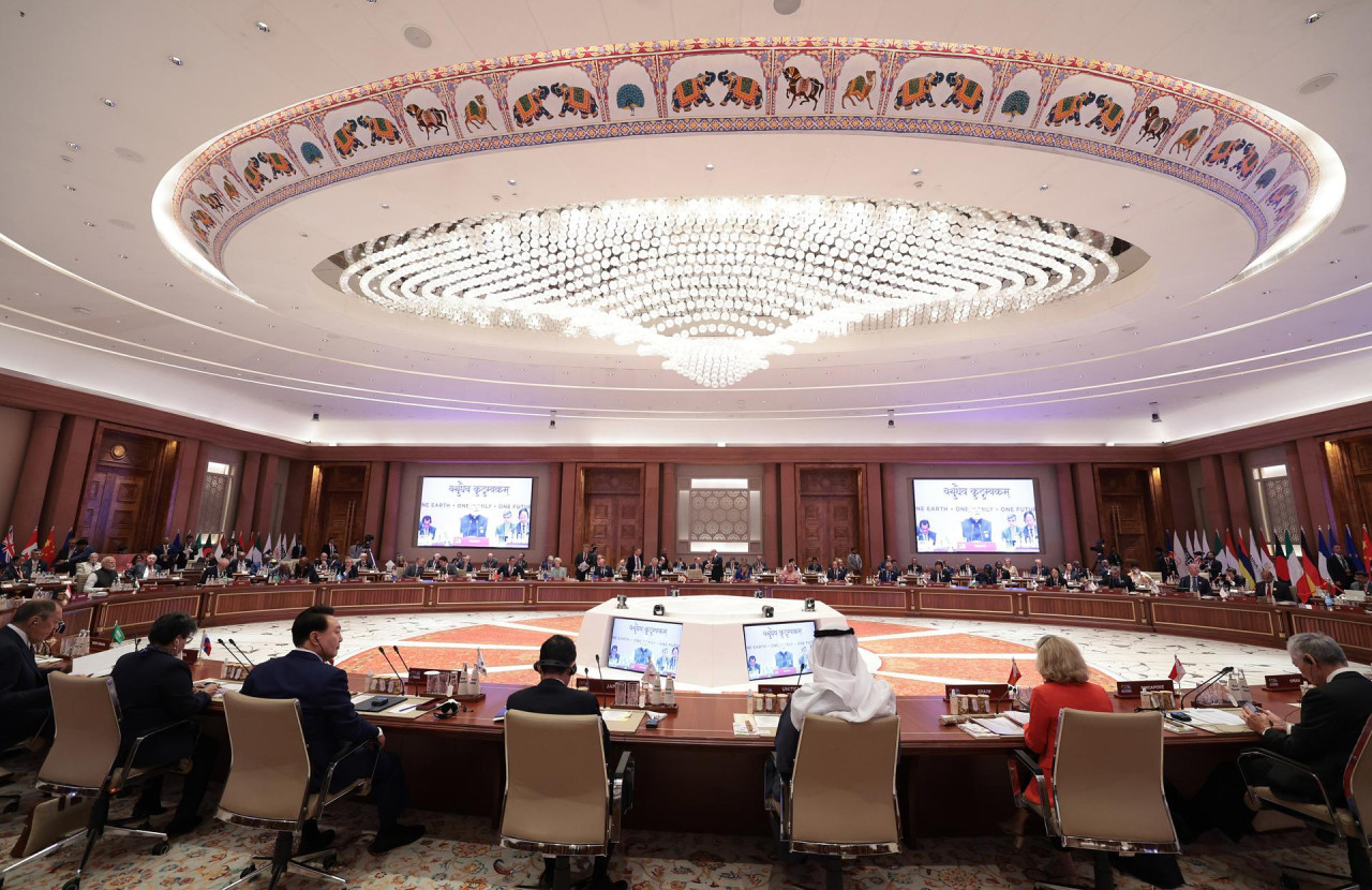 Cumbre del G20 en Nueva Delhi. Foto: EFE.