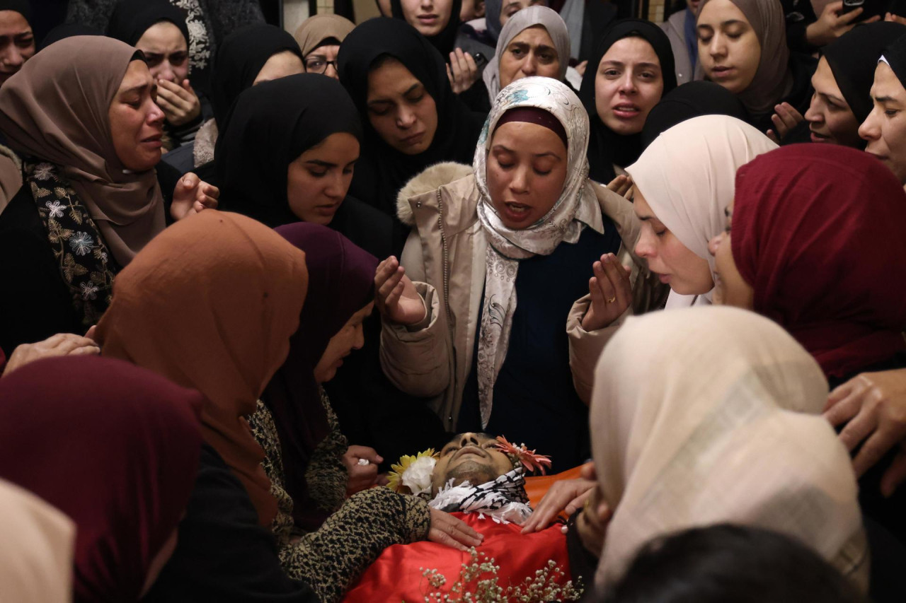 Funeral de jóvenes palestinos asesinados en Cisjordania. EFE