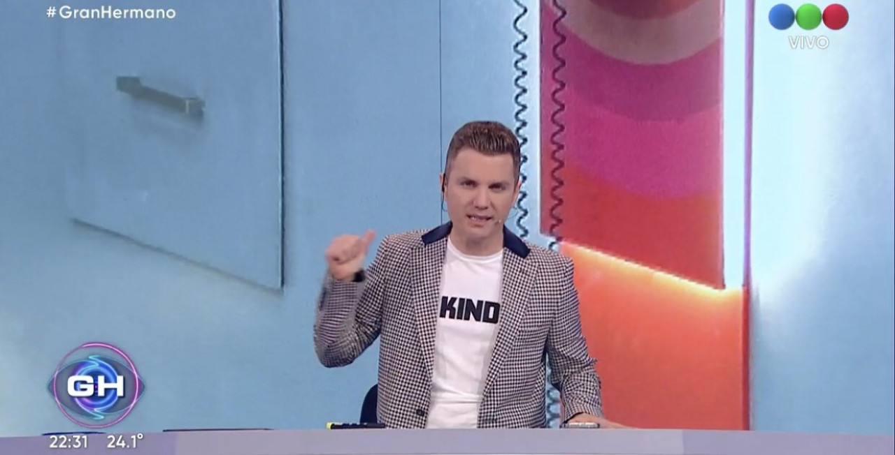 Santiago Del Moro anunció los cambios en Gran Hermano. Foto: Captura.