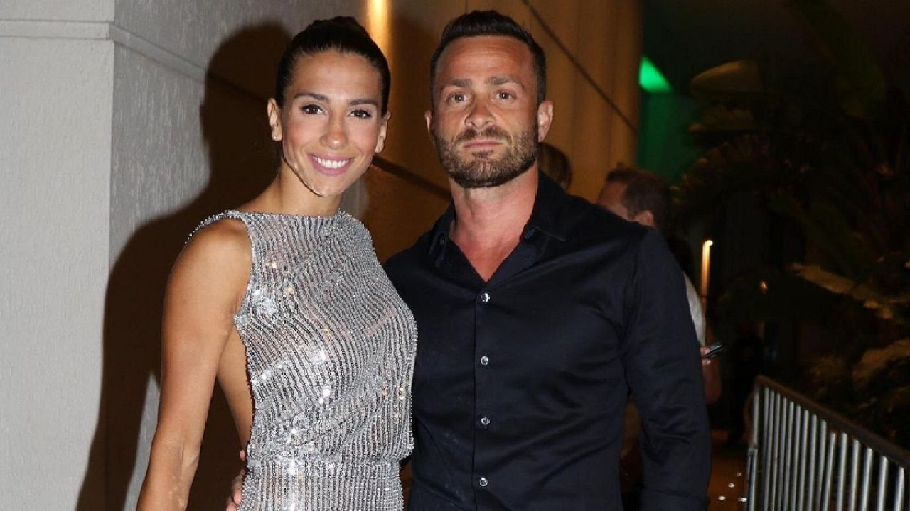 Martin Baclini y Cinthia Fernandez. Foto: X