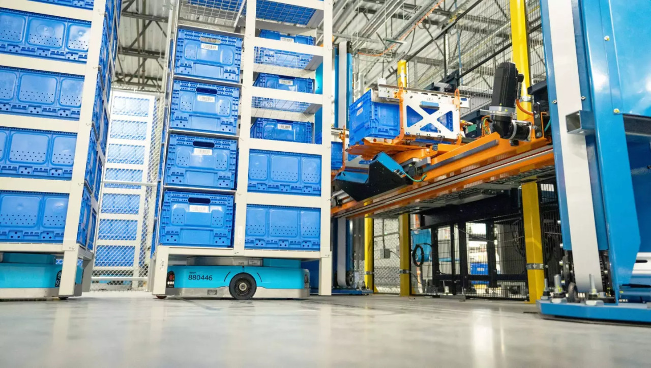 Sequoia, el robot de Amazon. Foto: Amazon.