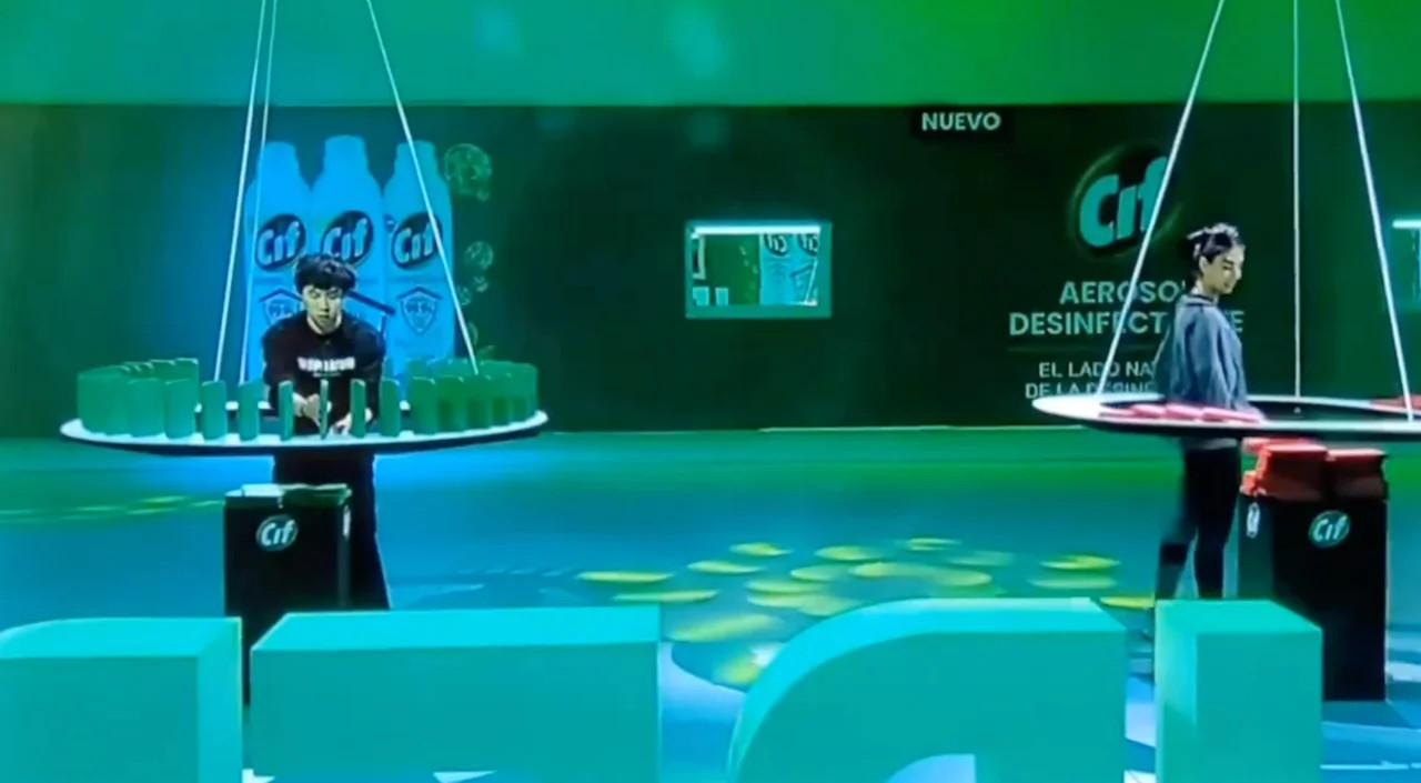 Prueba del líder en Gran Hermano. Foto: captura Telefe.