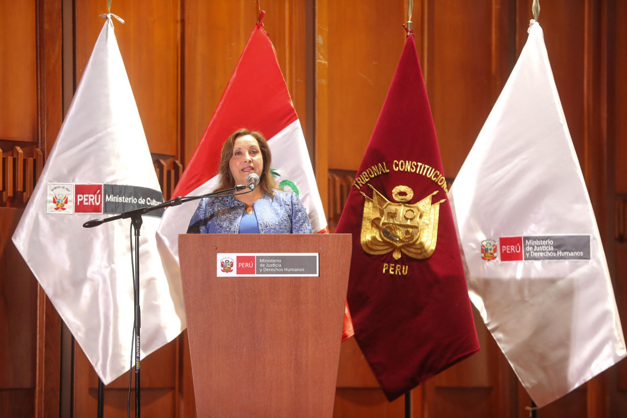 Dina Boluarte, Perú. Foto: EFE