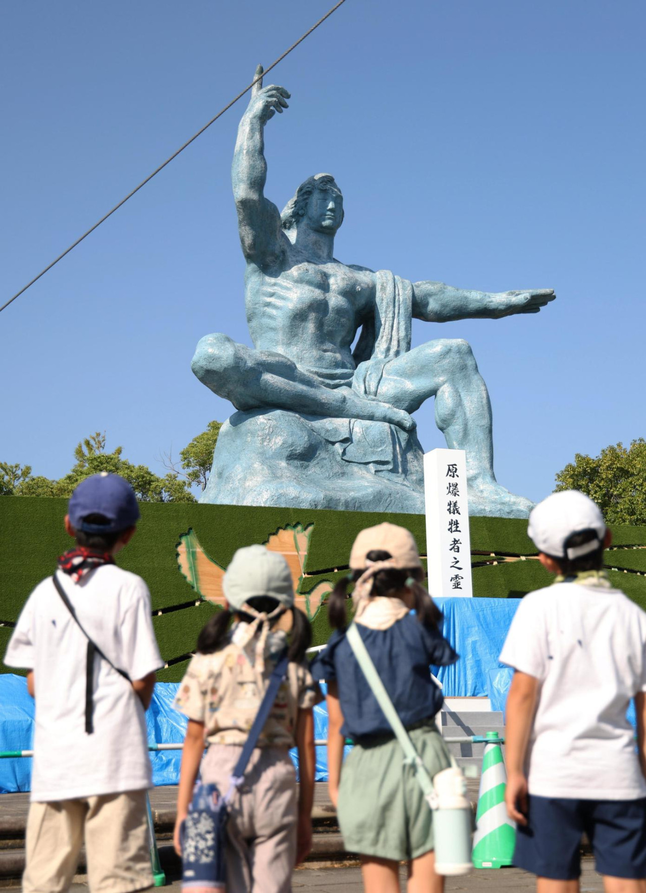 Conmemoración del ataque nuclear en Nagasaki, Japón. Foto: EFE.