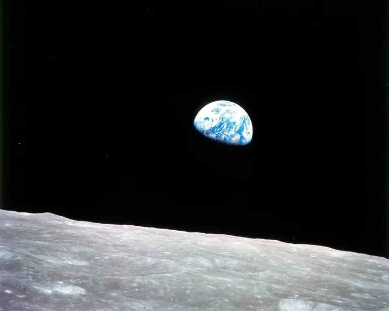 "Earthrise". Foto: NASA.