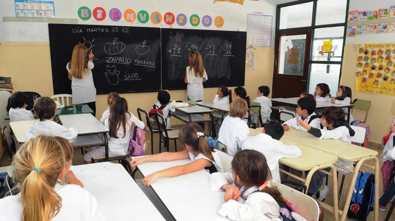 Docentes argentinas en el aula. Foto: NA