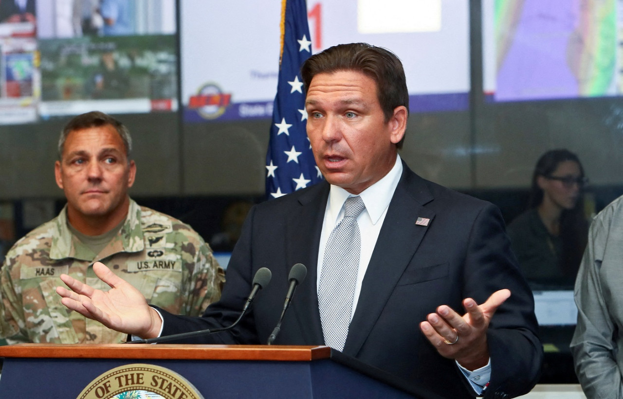 Ron DeSantis, gobernador de Florida. Foto: Reuters.
