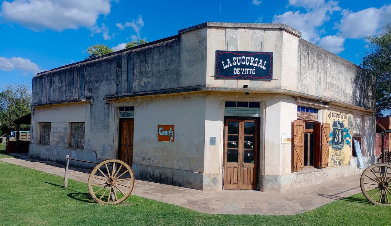 La Sucursal de Vitto es un almacén rural con más de 100 años de historia. Foto: NA