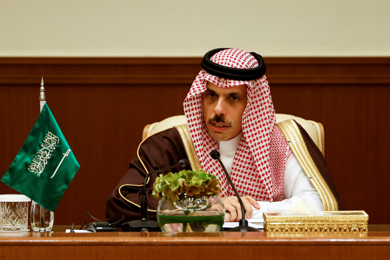 Faisal bin Farhan, ministro de Exteriores de Arabia Saudita. Foto: Reuters