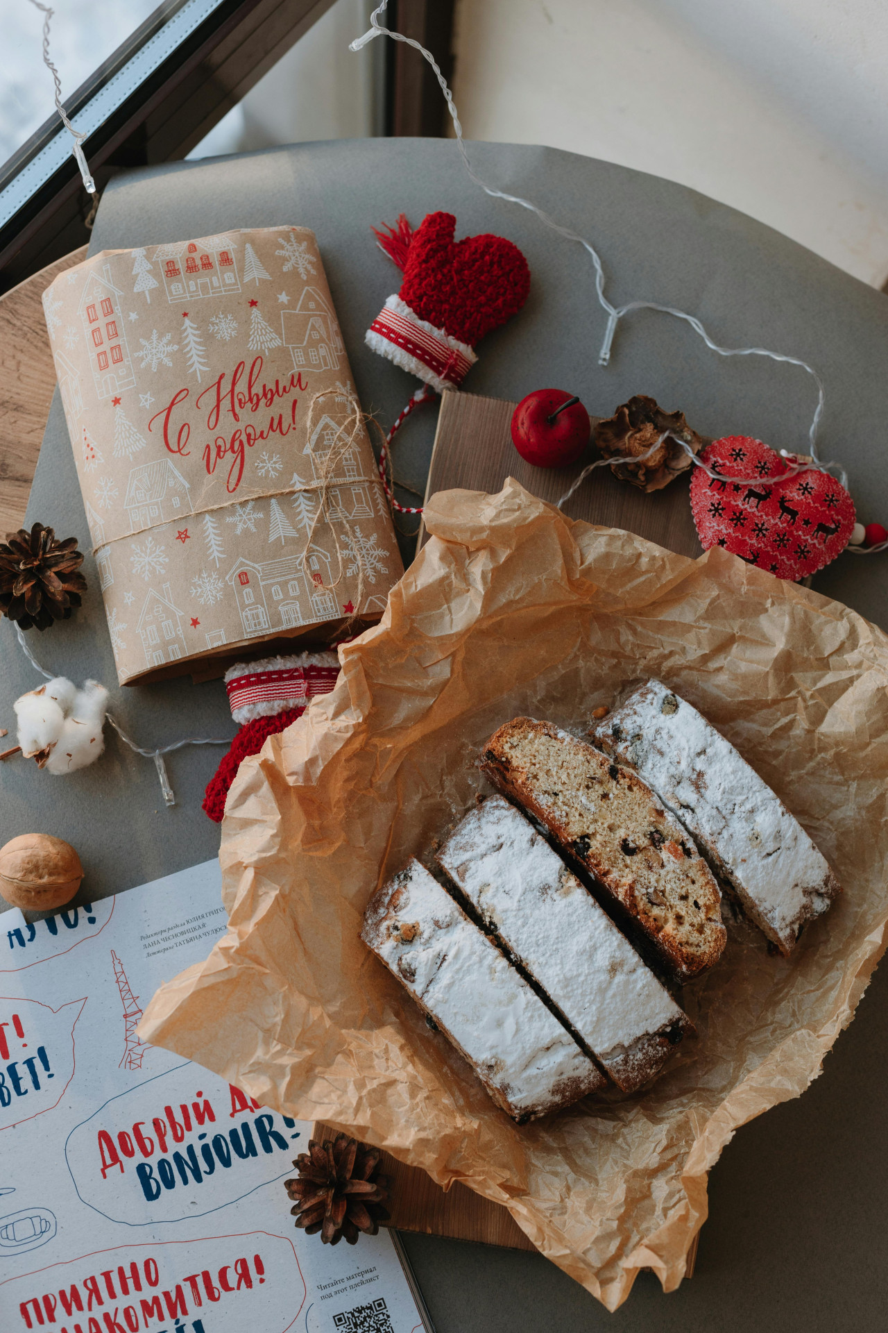Stollen alemán. Fuente: Pexels