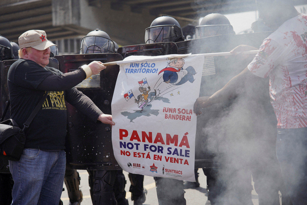 Protestas en Estados Unidos por Panamá. Foto: Reuters (María Fernanda González)