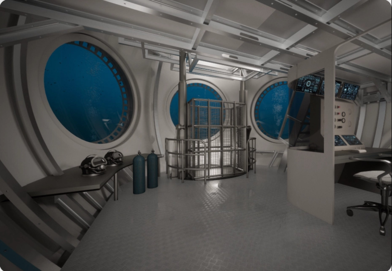 Una empresa británica propone construir viviendas submarinas móviles. Foto: Deep.