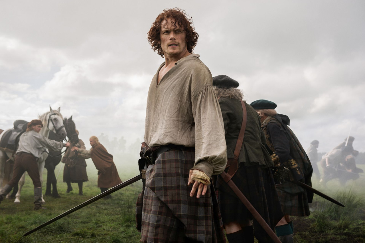 Sam Heughan, actor de Outlander. Foto