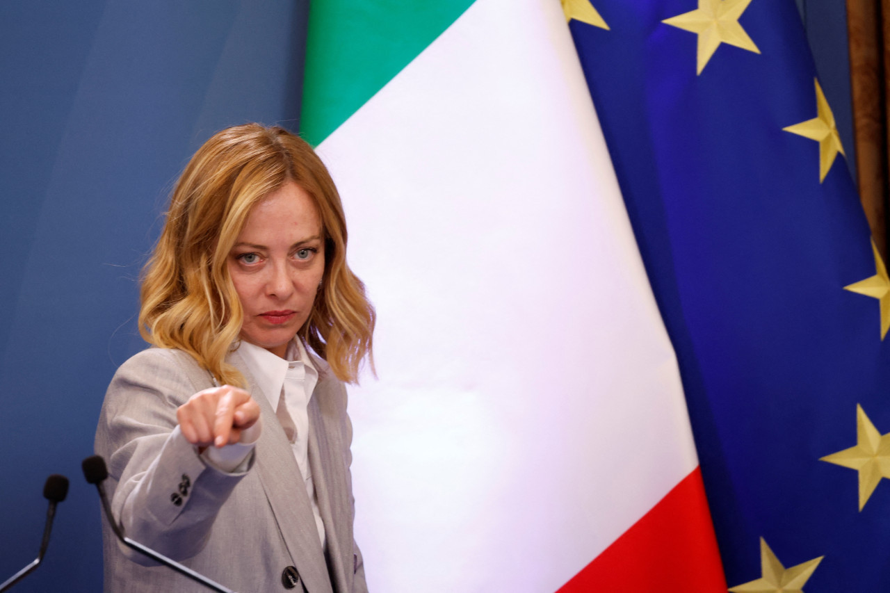 Giorgia Meloni. Foto: Reuters/Remo Casilli